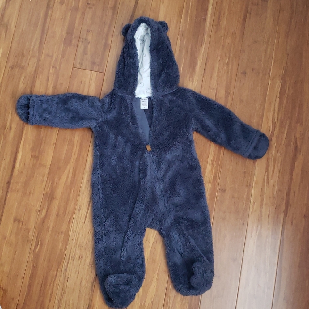 Baby boy - hooded, sherpa pram